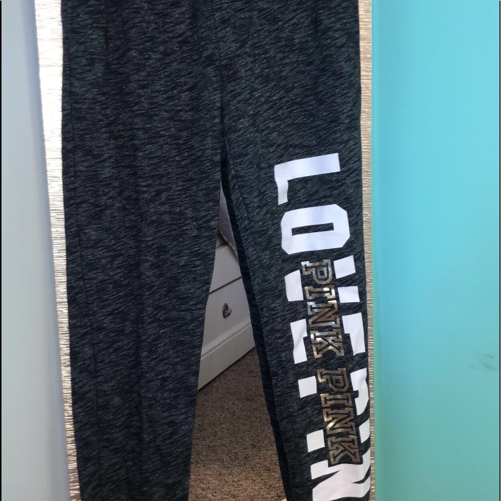 XS Love Pink Sparkle Joggers!